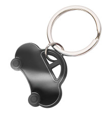 Брелок TONER CAR; 4,2 x 3 x 0,4 см; черный; металл/пластик