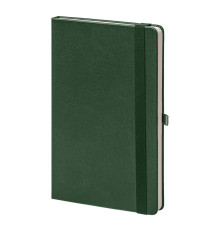 Бизнес-блокнот GLORI, A5, темно-зеленый, твердая обложка, в линейку