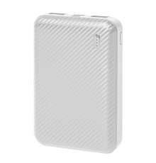 Универсальный аккумулятор Rib 5 (5000 мАч), белый, 9,8х6.3х1,4 см