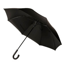 Зонт-трость CAMBRIDGE с ручкой soft-touch, полуавтомат, 100% полиэстер, пластик