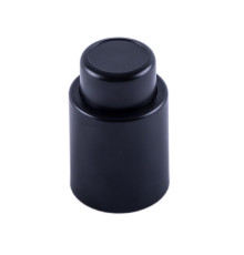 Вакуумная пробка для вина WINERY, 4,5х7 см , пластик,черный