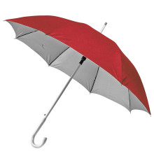 Зонт-трость SILVER, пластиковая ручка, полуавтомат