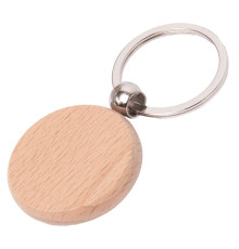 Брелок TIMBER CIRCLE; d = 4 см; дерево