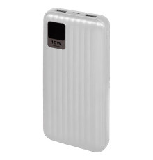 Универсальный аккумулятор Wave 10 (10000 мАч), белый, 14,9х6.7х1,6 см