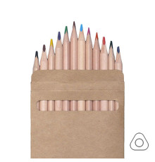 Цветные карандаши KINDERLINE middle,12 цветов