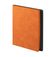 Ежедневник недатированный Solas, формат А5, с магнитом, оранжевый, кремовый блок в линейку