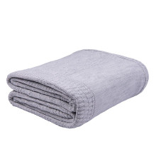 Плед LYKKE MIDI, серый, шерсть 30%, акрил 70%, 150*200 см