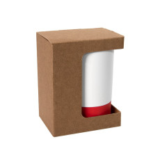 Коробка для кружки 23501 с подиумом, размер 11,9 х 8,6 х 15,2 см, микрогофрокартон, коричневый