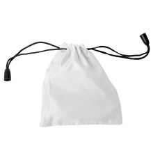 Мешочек подарочный, белый, 9,5 х 10см, полиэстер