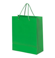 Пакет подарочный GLAM 27х12х32  см, зелёный