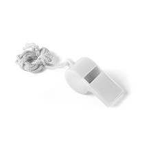 Свисток Судья, белый, 5x2,4х1,9см, пластик,текстиль