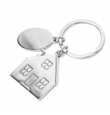 Брелок SILV HOME; 3,97 x 3,3 x 0,3 см; металл