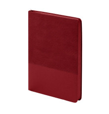 Ежедневник недатированный RIFF, красный, формат А5, блок в линейку