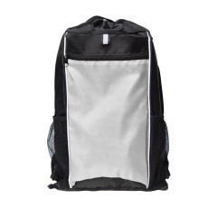 Рюкзак Fab, белый/чёрный, 47 x 27 см, 100% полиэстер 210D