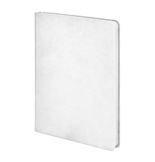 Ежедневник недатированный Pulpy, А5,  белый, кремовый блок в линейку, белый срез