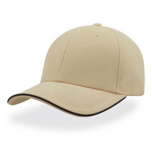 Бейсболка PILOT PIPING SANDWICH, 6 клиньев, металлическая застежка