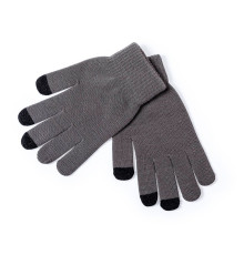 Перчатки сенсорныеTENEX, серый, антибактериальный акрил 100%
