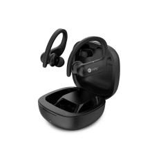 Наушники беспроводные с зарядным боксом HIPER TWS SPORT V2, цвет черный