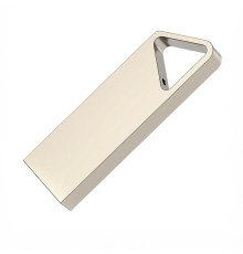 USB flash-карта SPLIT (16Гб), серебристая, 3,6х1,2х0,5 см, металл