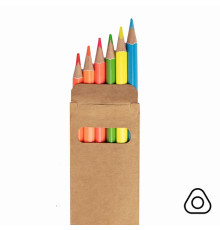 Цветные карандаши NEON, 6 цветов