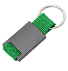 Брелок DARK JET; 2,8 x 6,2 x 0,6 см; зеленый, металл