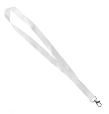 Ланъярд NECK, белый, полиэстер, 2х50 см