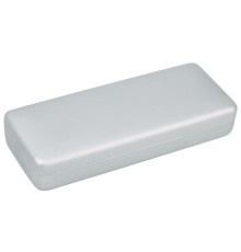 Футляр для 1-2 ручек, серебристый, PU-материал