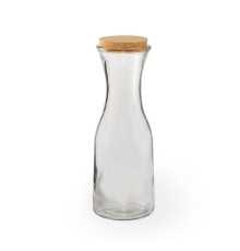 Графин LONPEL, 1л, 27,2х9,3см, стекло, пробковое дерево