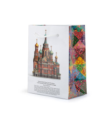 Пакет маленький Сугревъ с изображением собора   