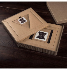 Набор подарочный LOFT: портмоне и чехол для наушников, коричневый