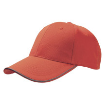 Бейсболка REFLECT со светоотражающими деталями, 6 клиньев,  металлическая застежка