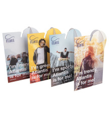 Комплект картонных настольных карточек_ATLANTIS CARTON DESK DISPLAYS KIT