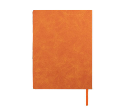 Ежедневник недатированный Solas, формат А5, с магнитом, оранжевый, кремовый блок в линейку