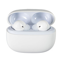 Наушники LAUD беспроводные с амбушюрами, пластиковый корпус, белые