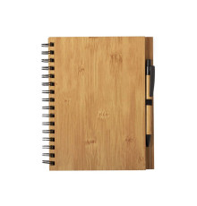 Набор из блокнота и ручки POLNAR, бамбук
