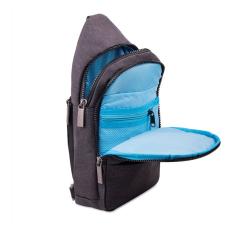 Сумка на плечо CORE, серый, 100% полиэстер 