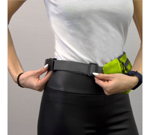 Сумка на пояс MENDEL, зеленый, 31x11,5 см, 100% полиэстер рипстоп