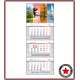 Календарь настенный (3 блока, 3 рекламных поля) с вашим дизайном