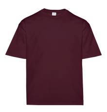 Футболка унисекс оверсайз STAN хлопок 260, 156, Бордовый