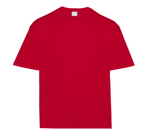 Футболка унисекс оверсайз STAN хлопок 240, 56 Красный 50/L