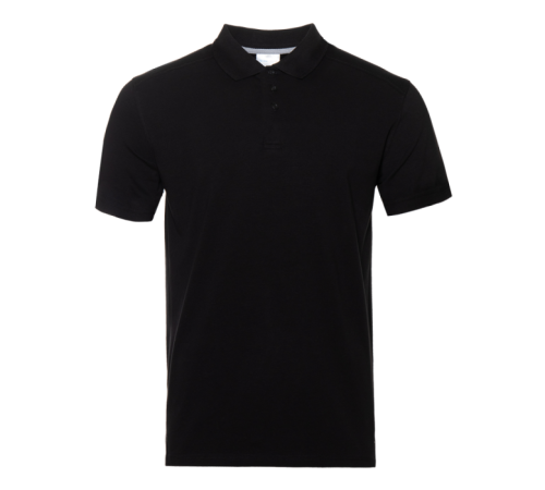 Рубашка поло унисекс STAN хлопок/эластан 200, 05 Чёрный 44/XS