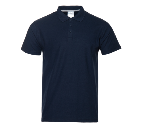 Рубашка поло унисекс STAN хлопок/полиэстер 185, 104 Тёмно-синий 48/M