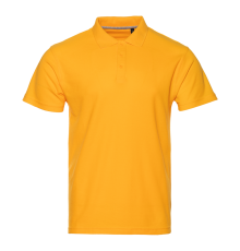 Рубашка поло унисекс STAN хлопок/полиэстер 185, 104, Жёлтый
