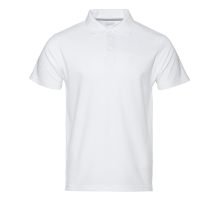 Рубашка поло унисекс STAN хлопок/полиэстер 185, 104, Белый