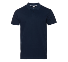 Рубашка поло унисекс STAN хлопок 185, 04U, Тёмно-синий