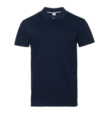 Рубашка поло унисекс STAN хлопок 185, 04U, Тёмно-синий