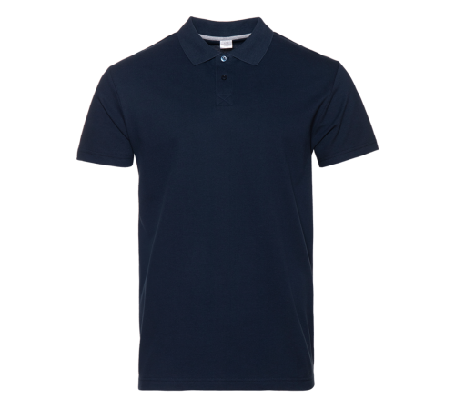 Рубашка поло унисекс STAN хлопок 185, 04U Тёмно-синий 40/3XS