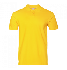 Рубашка поло унисекс STAN хлопок 185, 04U, Жёлтый