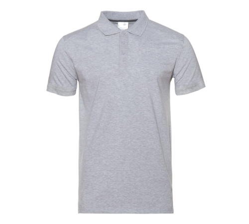 Рубашка поло унисекс STAN хлопок/эластан 200, 05 Серый меланж 48/M