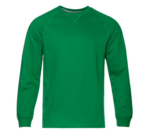 Свитшот унисекс STAN футер с начёсом 220, 60 Зелёный 42/XXS